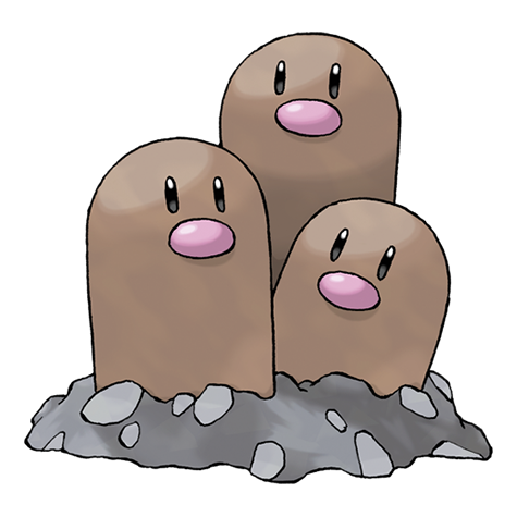 Pokemon Dugtrio