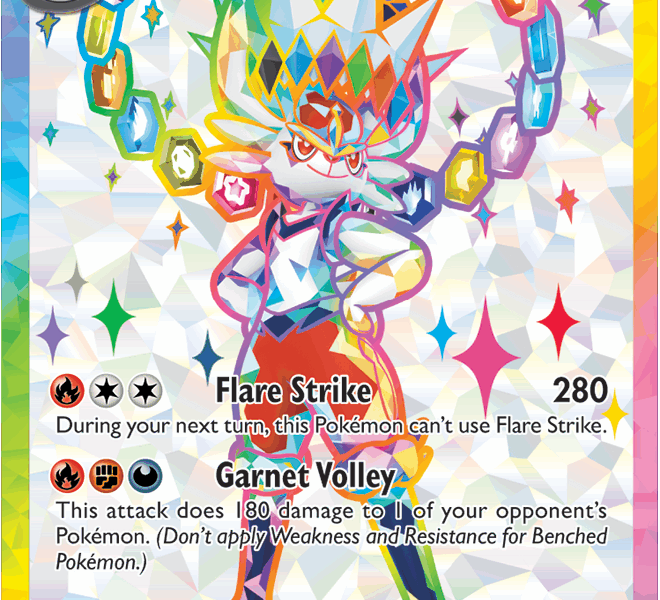 Cinderace ex Pokemon Kaart