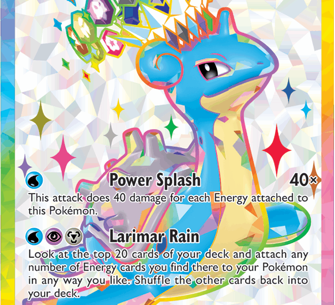 Lapras ex Pokemon Kaart