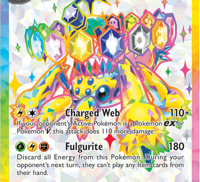 Galvantula ex Pokemon Kaart