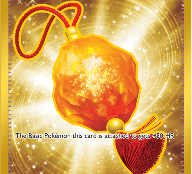 Bravery Charm Pokemon Kaart