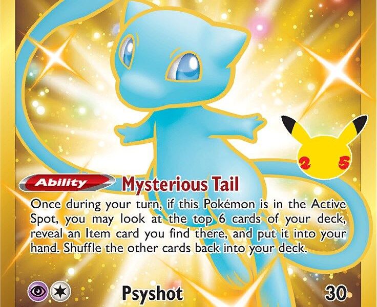 Mew (Secret) Pokemon Kaart