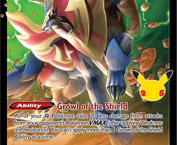 Zamazenta V Pokemon Kaart