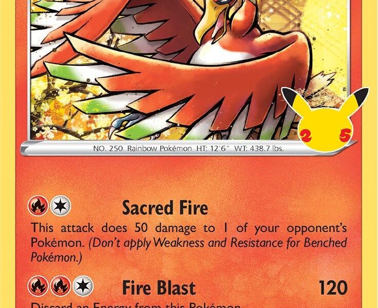 Ho-Oh Pokemon Kaart