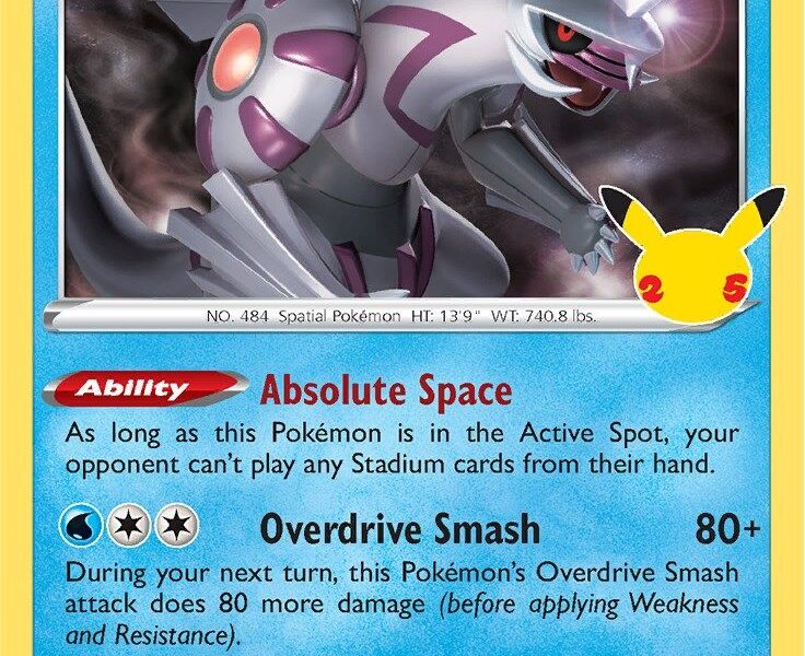 Palkia Pokemon Kaart