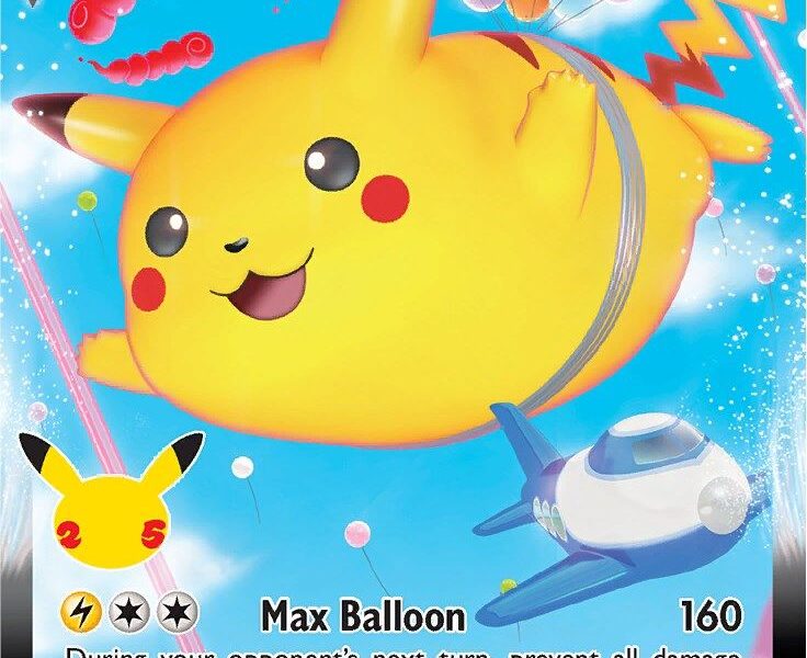 Flying Pikachu VMAX Pokemon Kaart