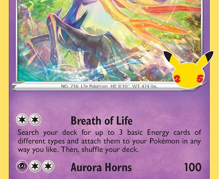 Xerneas Pokemon Kaart