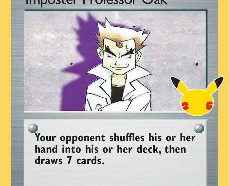 Imposter Professor Oak Pokemon Kaart