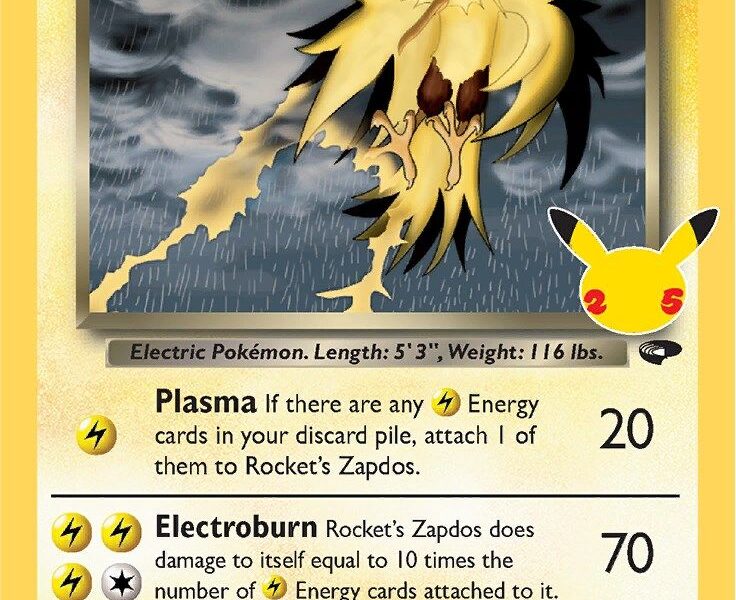 Rocket’s Zapdos Pokemon Kaart
