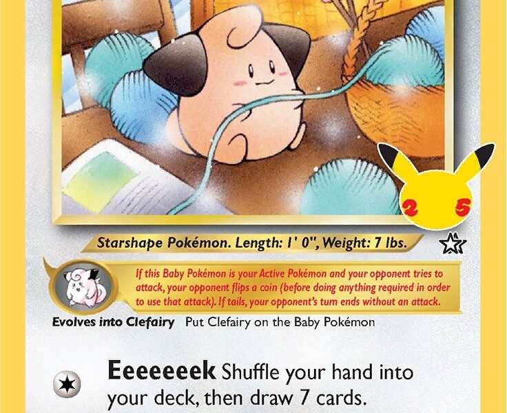 Cleffa Pokemon Kaart