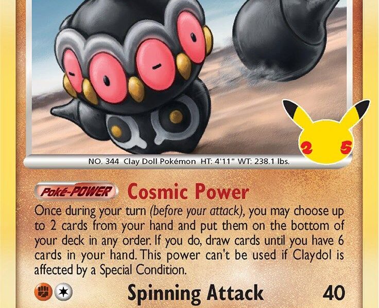 Claydol Pokemon Kaart