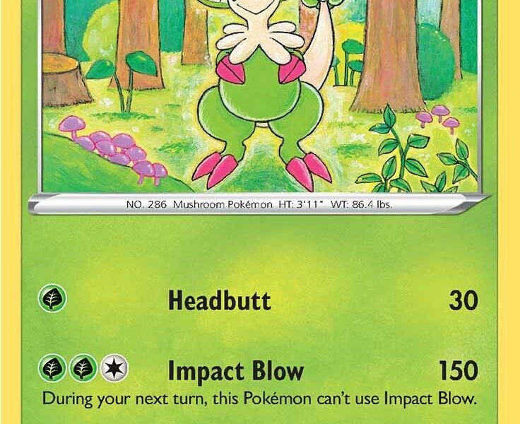 Breloom Pokemon Kaart
