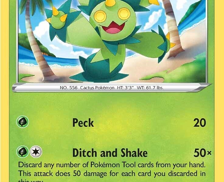 Maractus Pokemon Kaart