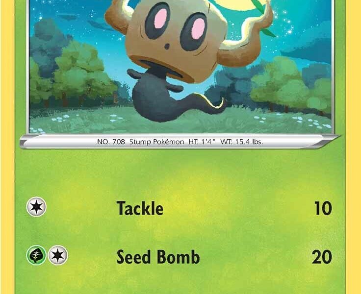 Phantump Pokemon Kaart