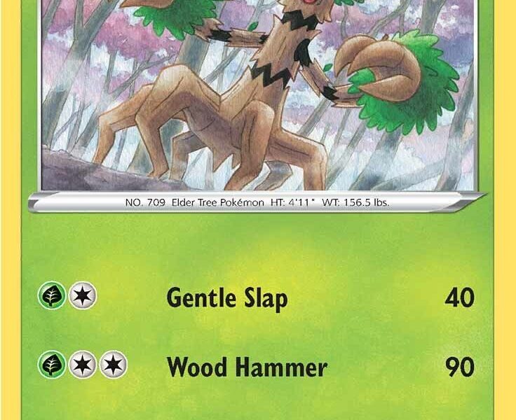 Trevenant Pokemon Kaart