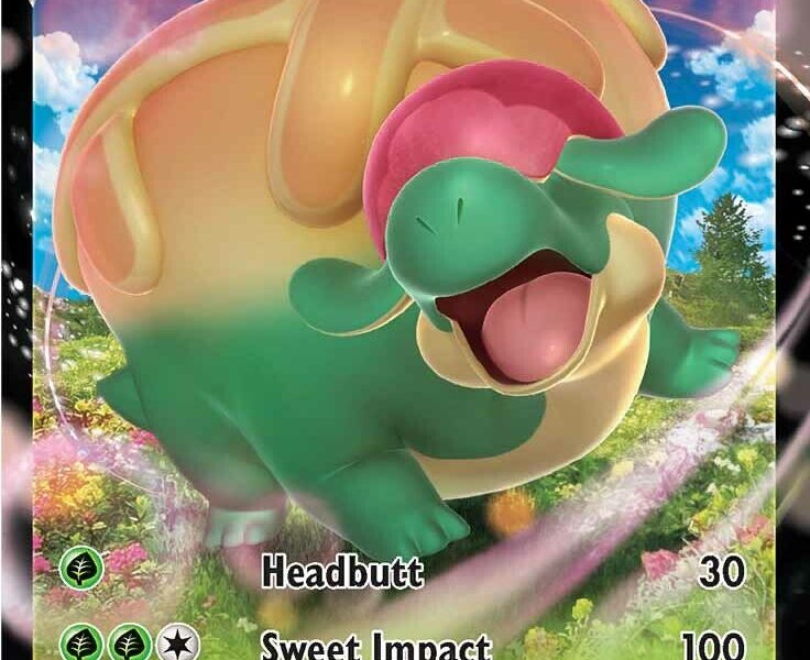 Appletun V Pokemon Kaart