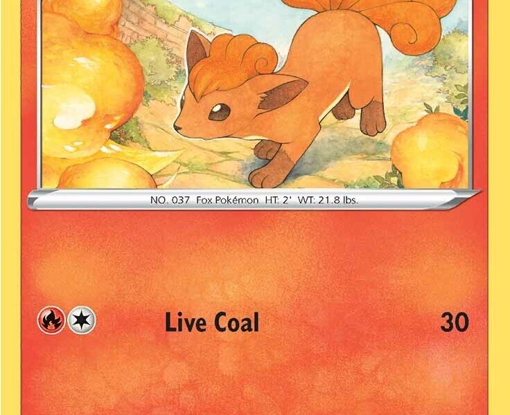 Vulpix (28) Pokemon Kaart
