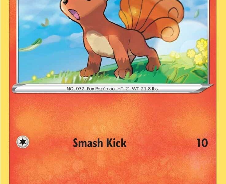 Vulpix (29) Pokemon Kaart