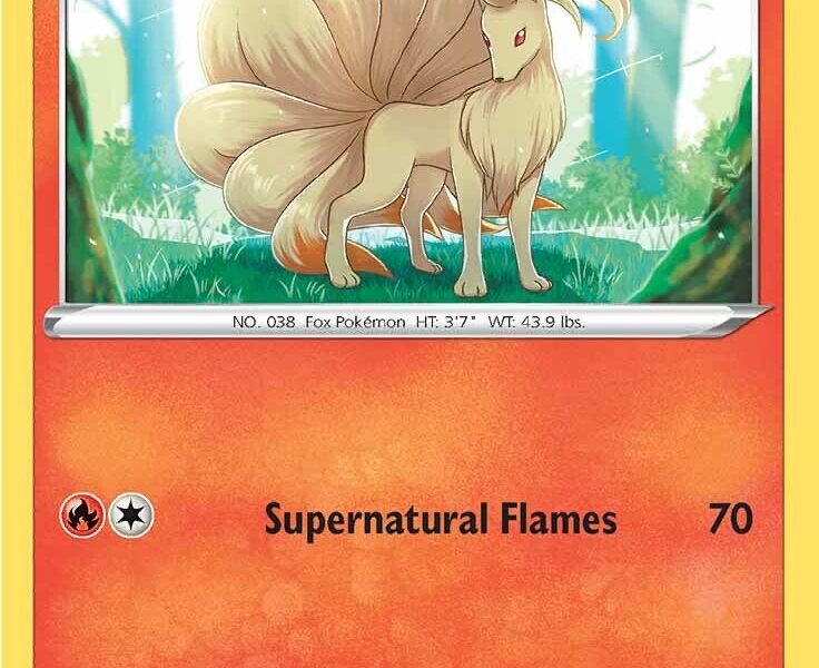 Ninetales (30) Pokemon Kaart