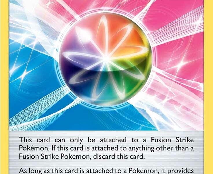 Fusion Strike Energy Pokemon Kaart