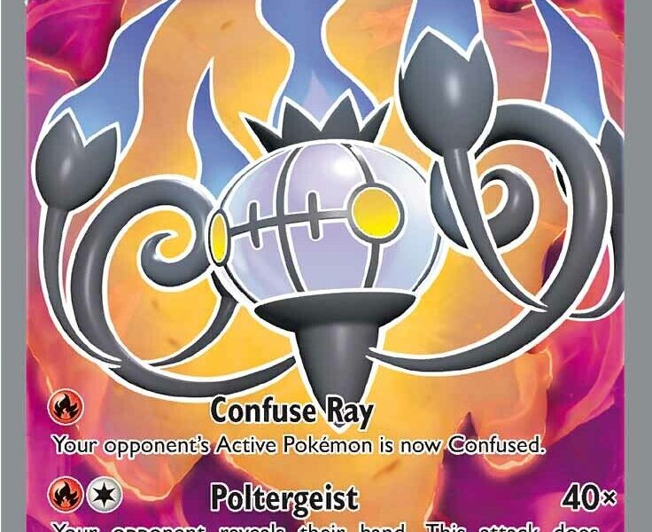 Chandelure V (Full Art) Pokemon Kaart