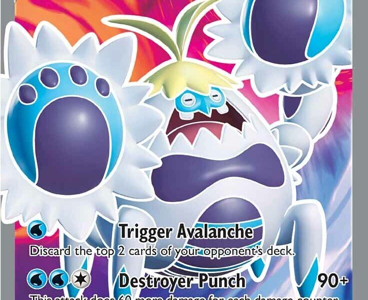 Crabominable V (Full Art) Pokemon Kaart