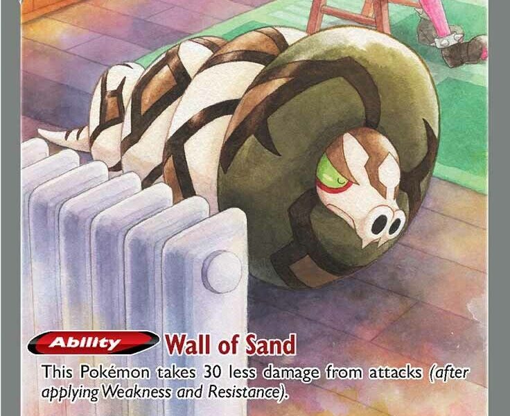 Sandaconda V (Full Art) Pokemon Kaart