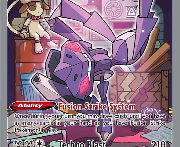 Genesect V (Alternate Full Art) Pokemon Kaart