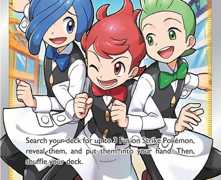 Chili & Cilan & Cress (Full Art) Pokemon Kaart