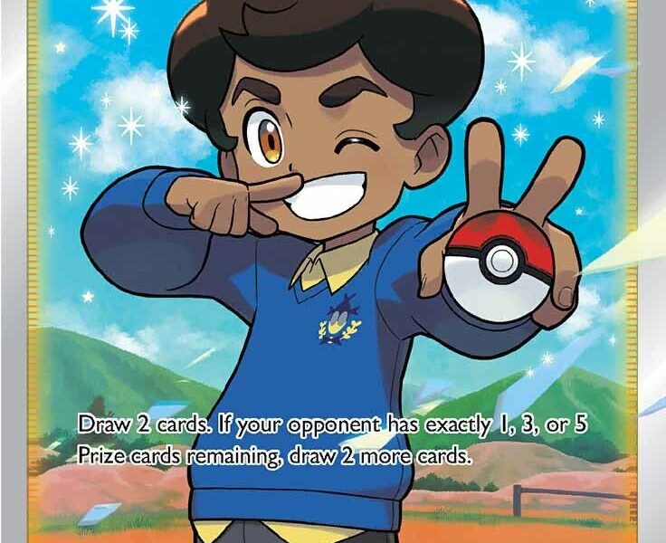Schoolboy (Full Art) Pokemon Kaart