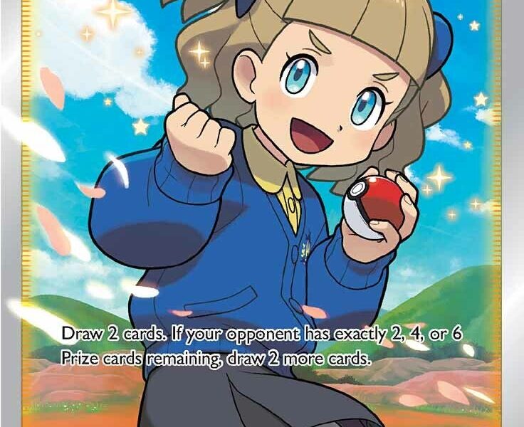 Schoolgirl (Full Art) Pokemon Kaart