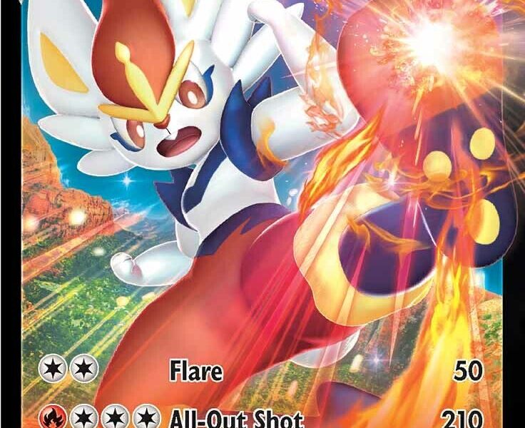 Cinderace V (44) Pokemon Kaart