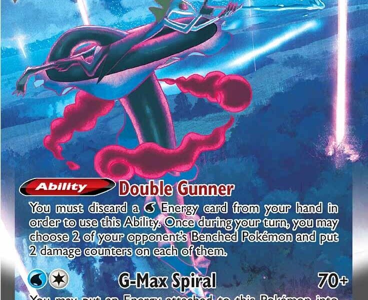 Inteleon VMAX (Alternate Art Secret) Pokemon Kaart