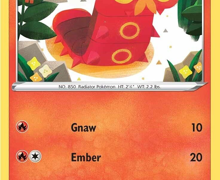 Sizzlipede (46) Pokemon Kaart