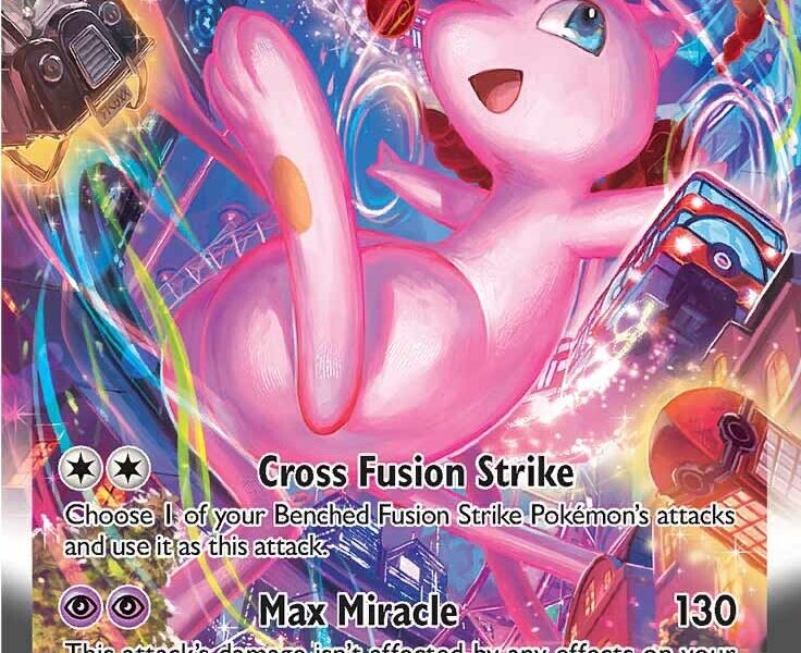 Mew VMAX (Alternate Art Secret) Pokemon Kaart
