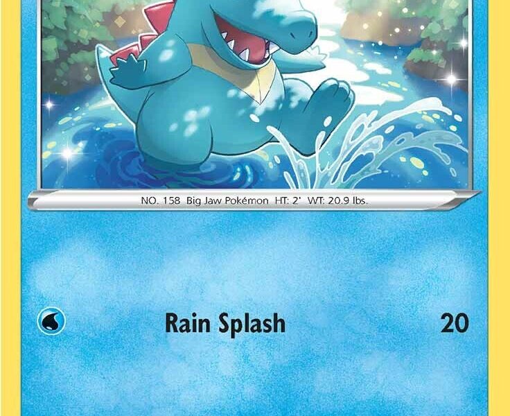 Totodile Pokemon Kaart