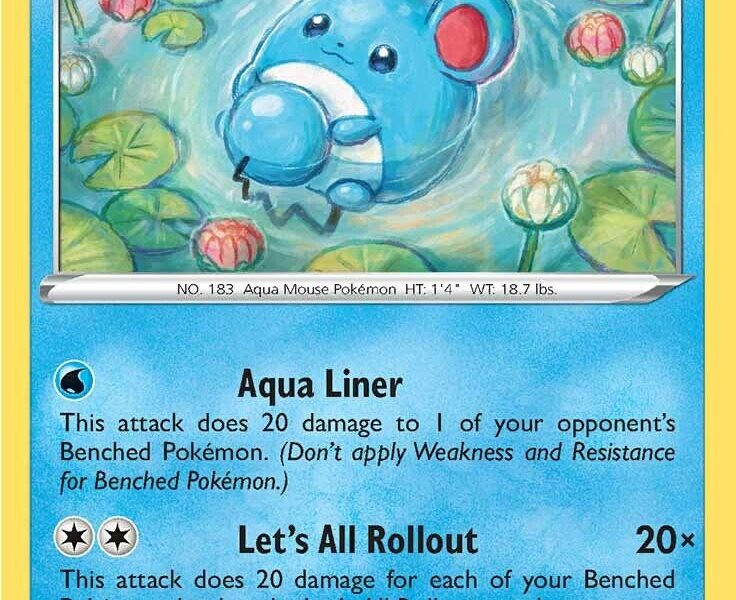 Marill Pokemon Kaart