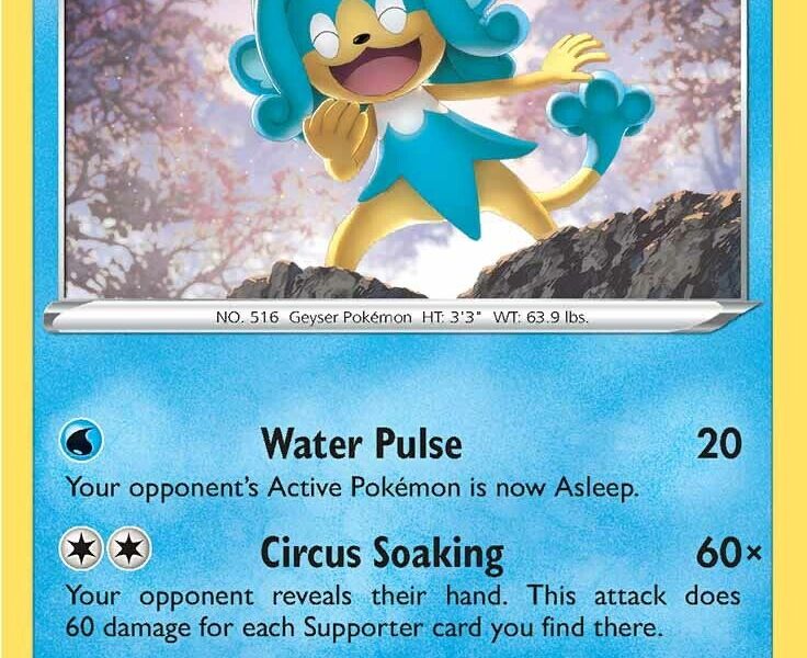 Simipour Pokemon Kaart