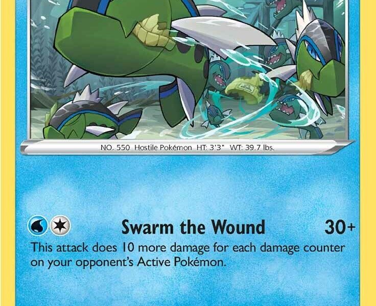 Basculin Pokemon Kaart