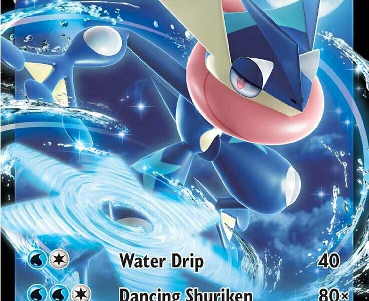 Greninja V Pokemon Kaart