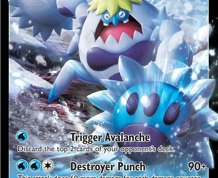 Crabominable V Pokemon Kaart