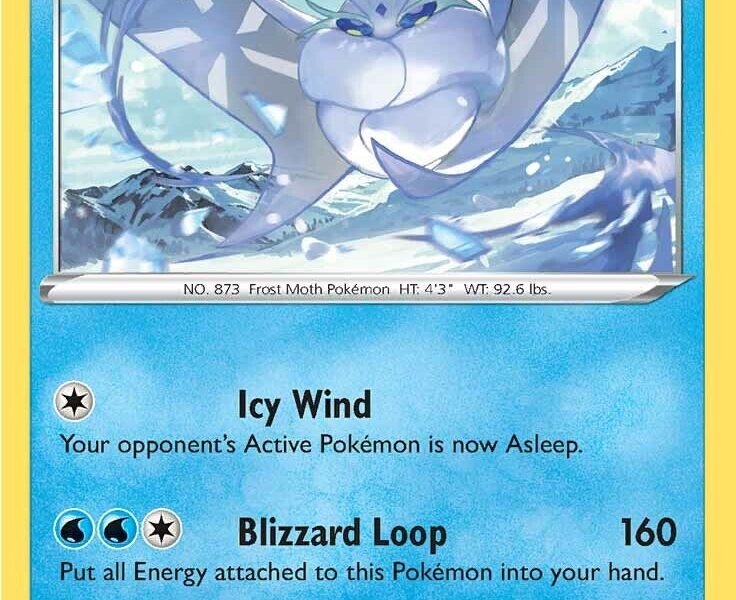 Frosmoth Pokemon Kaart