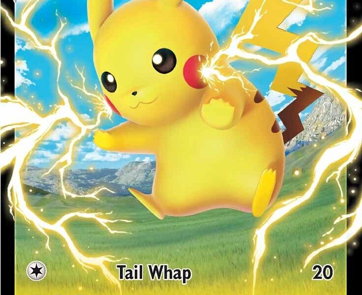 Pikachu V Pokemon Kaart