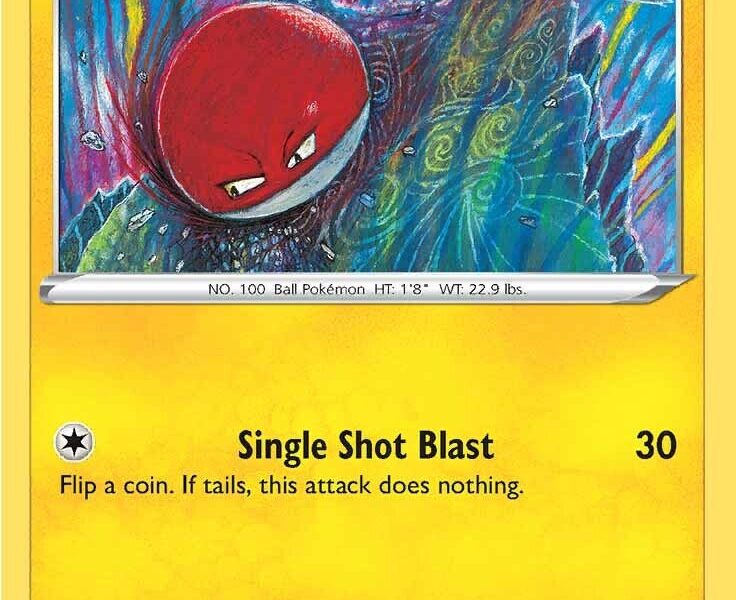 Voltorb Pokemon Kaart
