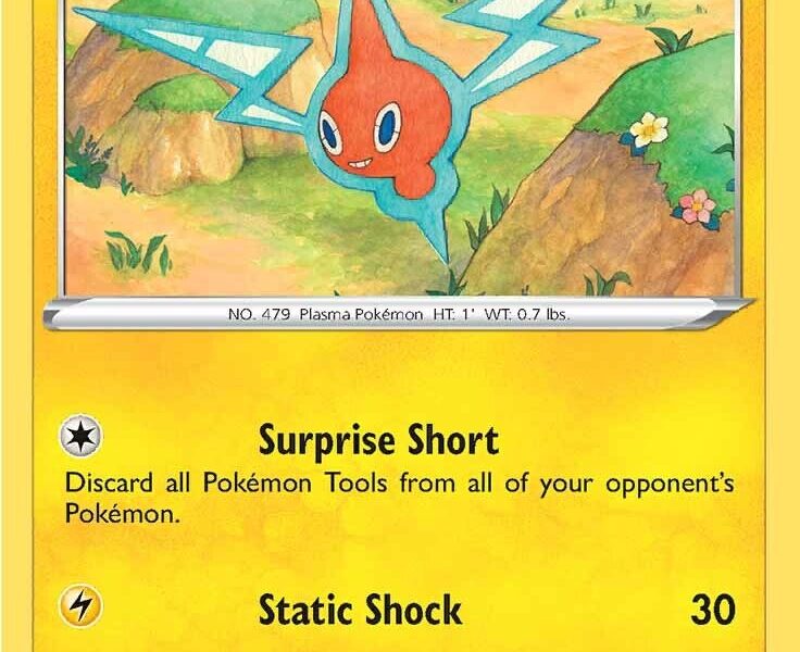 Rotom Pokemon Kaart