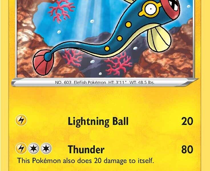 Eelektrik Pokemon Kaart