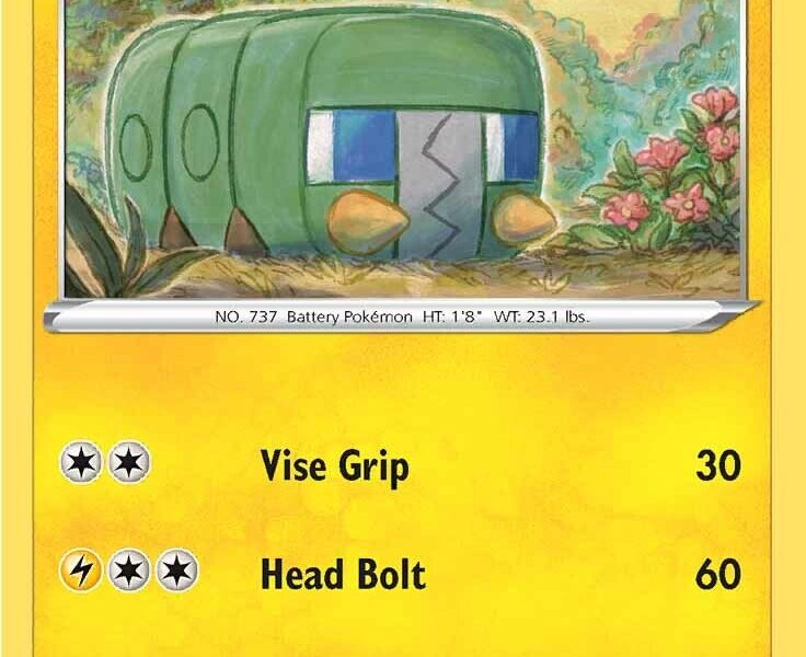 Charjabug Pokemon Kaart