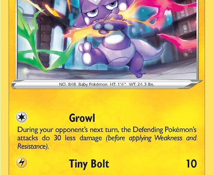 Toxel (106) Pokemon Kaart