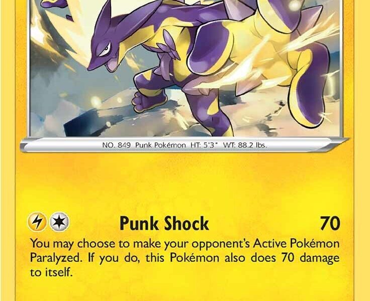 Toxtricity (107) Pokemon Kaart