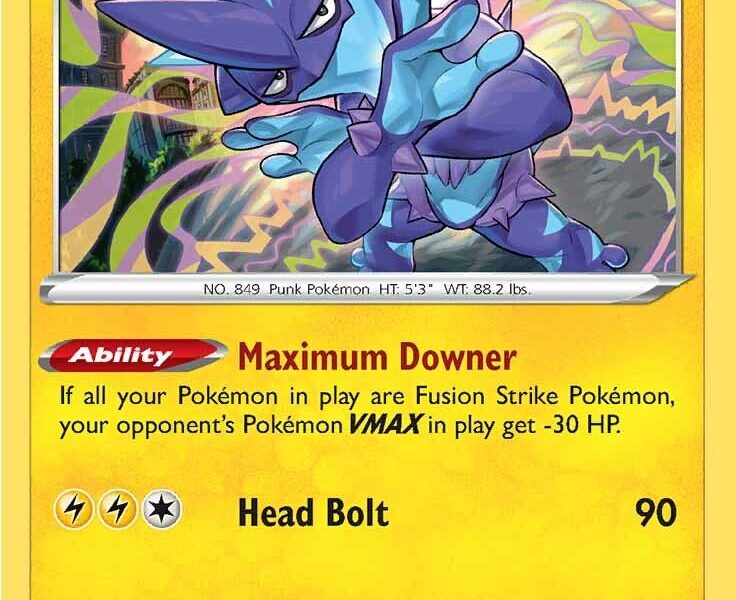 Toxtricity (108) Pokemon Kaart